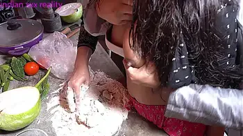Indian Priya Papa Kitchen Fuck in hindi