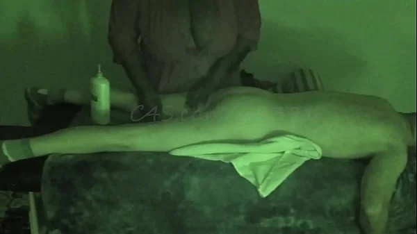 Masseuse with HUGE Tits Gives Erotic Massage