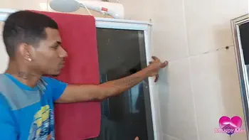 Anal enema and 100% anal sex with the black BBC