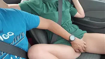 Lol some random Thing blew into the car while i was fingering her pussy while driving