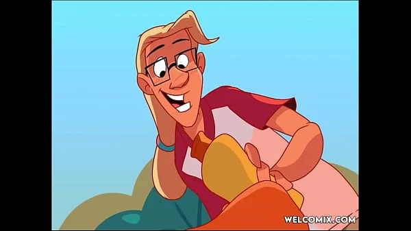 Hot girls getting a suntan - The Naughty Home Animation Hentai