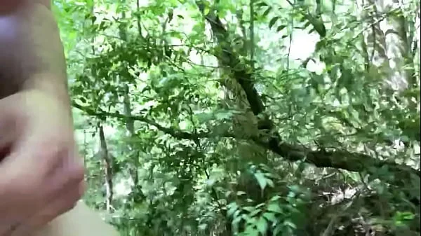 Hiking with a hard dick