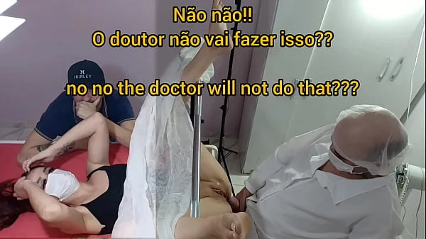 marido leva esposa no ginecologista estranho!