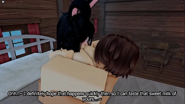 Helpless bunny-girl gets lost | Roblox RP