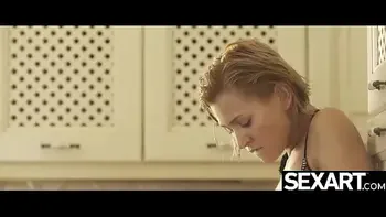 Stunning bikini babes lick each other's dripping wet pussy