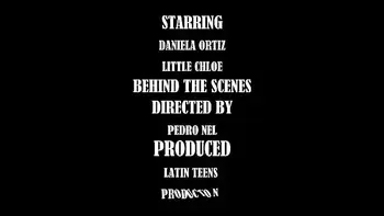 Behind the scenes. DANIELA ORTIZ - LITTLE CHLOE   Pissing. LTP222
