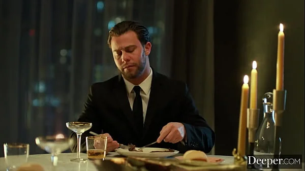 Deeper. Curvy beauty Lena Paul gets DPed and fucked hard