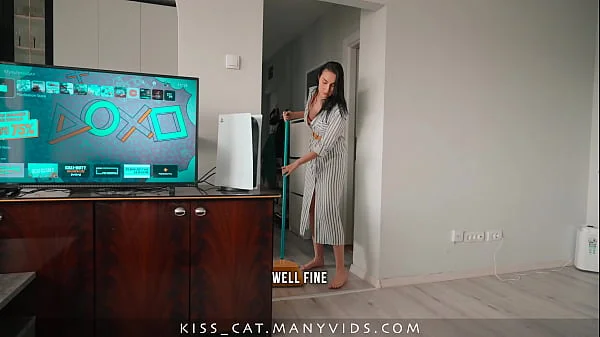 Stepmom as fuck doll ︎- Step son freeze stepmommy for sex and face fuck ︎︎︎- She hates cum