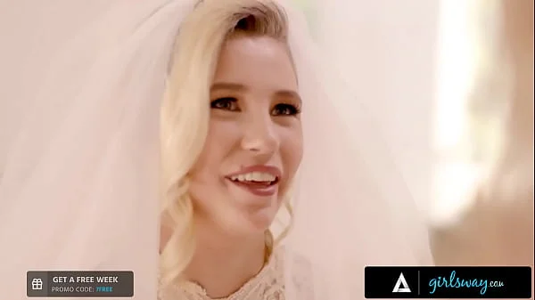 GIRLSWAY - Emotional MILF Julia Ann Fucks Her Bride-To-Be Stepbae Carolina Sweets One Last Time