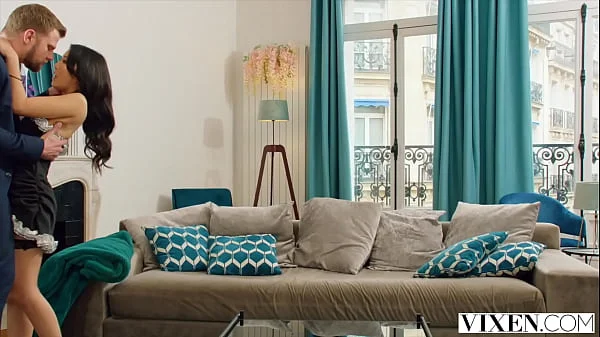 VIXEN Gorgeous model Emiri is insatiable for cock