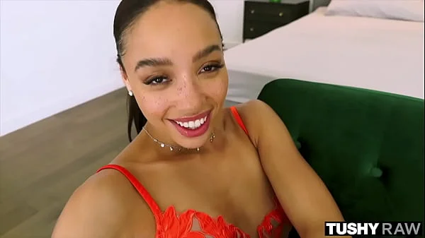 TUSHYRAW Anal-queen Alexis gets DPed by 2 monster cocks