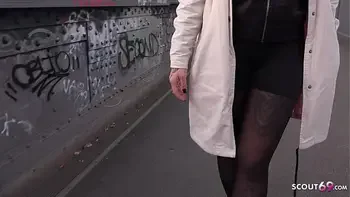 GERMAN SCOUT - Inked next Generation College Girl Jess Mori Pickup for Casting Fuck