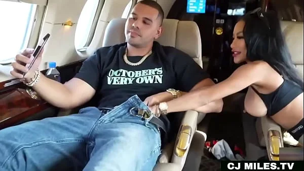 CJ Miles Fucked In A Private Jet By A Big Dick Stud