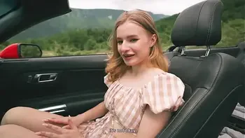 Stepsister pay for Gas or Take Off Your Panties! I Fucked Stepsister in the Woods