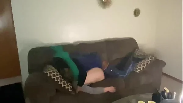 My white step sister gets casting couch treatment and cums on cock