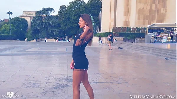 Melena Maria Rya Public Outdoor in Paris