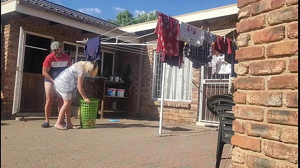 Cuckold Troubled man fucking my wife outdoors