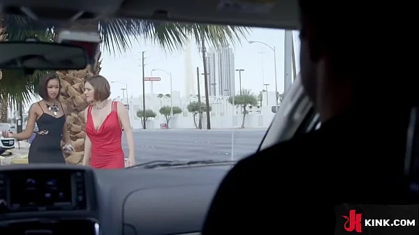 Two Hot Hookers get Bound and Fucked on Vegas Road Trip