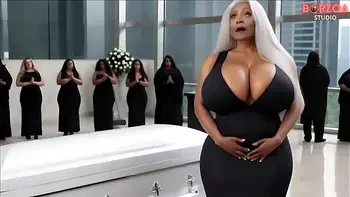 Old grandma have sex with young virgin boy in elevator and give his big dick blowjob (3D/AI/hentai)