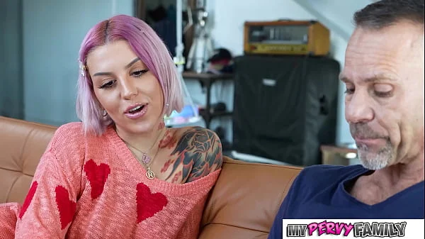 I'M SO SCREWED! Stepdad Can't Say No to TIGHT Teen Pussy - Luna Legend - MyPervyFamily -