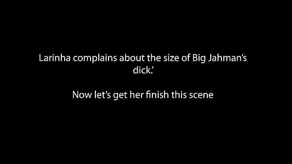 Skinny petite Brazilian, Larinha SMALL fucked by a very huge cock then quit the stage :  it's too big (Anal, ATM, Monster cock on skinny girls, dirty talk) OB277