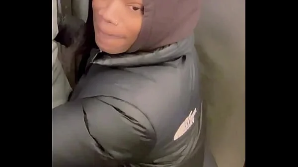 PUBLIC 11INCH BBC SUCKED FAST ON SUBWAY