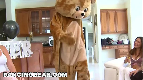 DANCING BEAR - Gang Of Horny Ladies Open Their Mouths Wide For Dick Insertions