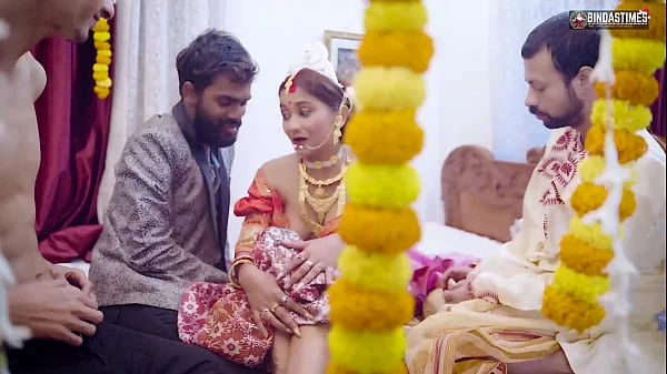 GangBang Suhagarat Part 2 - Desi Indian Cute Wife Very 1st Suhagarat ( Full Movie )