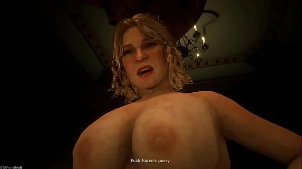 RDR2 Porn - Karen riding Arthur's dick