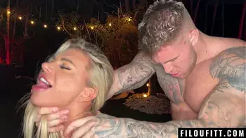 Busty Fit Denise Anders With A Wet Pussy Fucked In The Garden