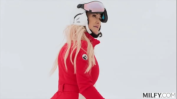 MILFY Ski Instructor Brandi Teaches Young Stud New Tricks