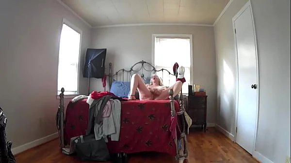 Hidden Camera - Step Mom Comes Home From Shopping, Tries On New  Clothes And Masturbates!