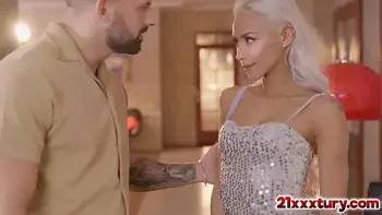 Veronica Leal is wet just by looking at Lorenzo Viota. She definitely wants his dick up her ass!