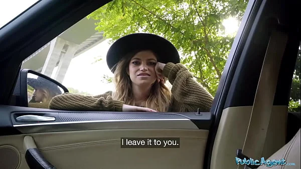 Public Agent Big tits hitchhiker Nicole Rae big dick public pov blowjob