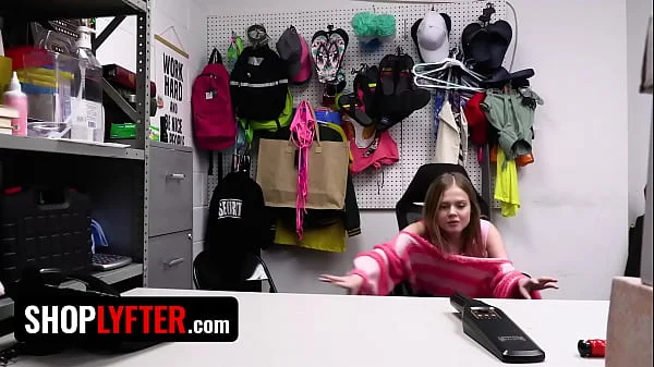 LPO Strips Poor Shoplifter & Fingers Her Pussy With The Excuse Of Searching For More Hidden Goods