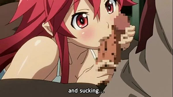 Little step Sister Helps Cum Hentai Sibling Blowjob