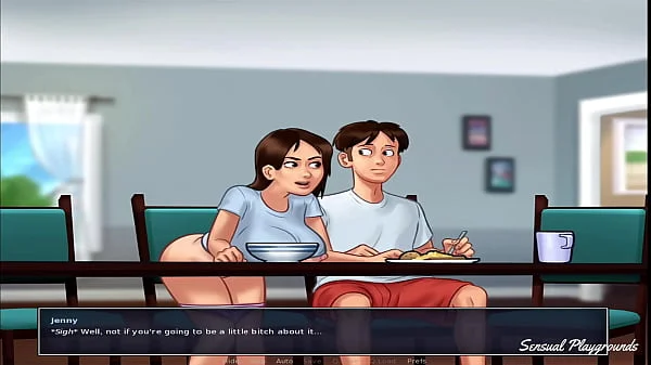 Summertime Saga | Pawg bbw busty stepmother and stepsister