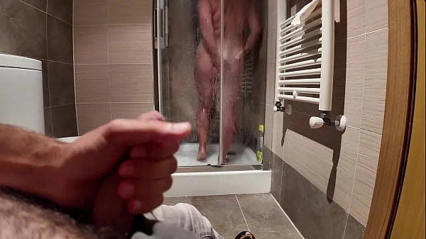 Snuck into my Stepmom's Shower. Will she Jerk off me?