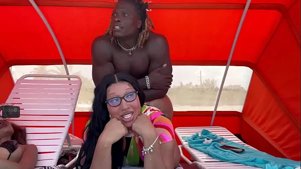 Have you ever saw seen this???? FUCKING 2 SLUTS at PUBLIC BEACH