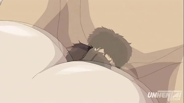 Hentai - Prima tetona me deja tocar sus enormes tetas y me hace una cubana con ellas [Sin Censura]