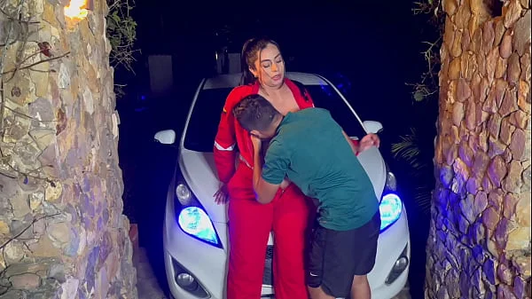 PREGNANT MECHANIC RECEIVES SAUSAGE IN EXCHANGE FOR HER PAYME PART 1