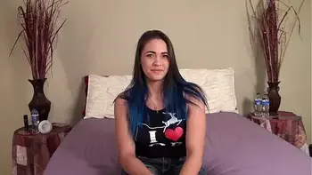 Desperate Amateurs Casting teen Kiki Loni Kaye getting their pussies stretched out.