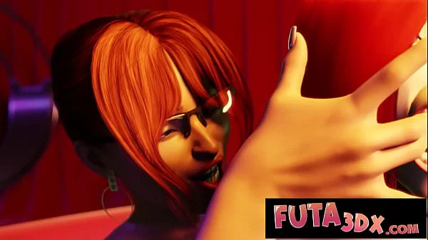 Futa3DX - Blonde Futa Babe Cums In Dressing Room And Joins Hot Threesome