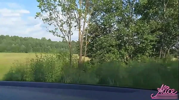 Brunette Paid Taxi Driver Blowjob and Hard Rough Sex - Cum Inside