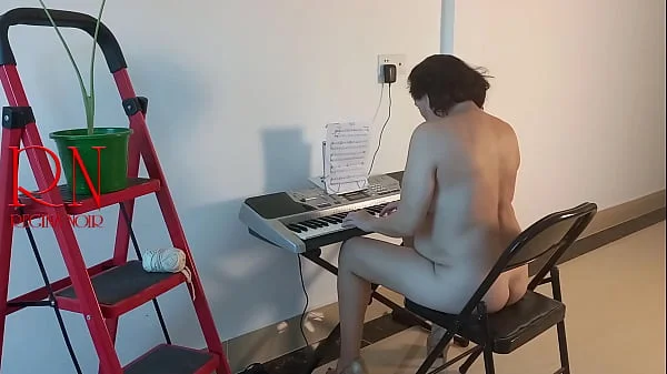 My daily life in my office. I am the hostess and director of my nudist resort.