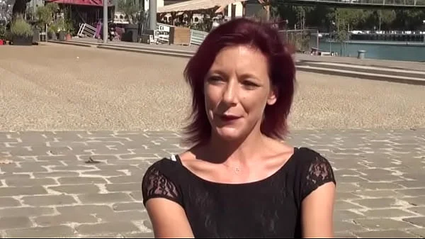 1st time for a pretty redhead mom cougar and happy housewife getting screwed up and jizzed on her small tits for her casting couch