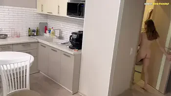 Is this the first time for you? Don't worry, you will succeed! Stepmom and Stepdaughter have hot sex!