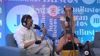 Better than her toys! MollySmith squirts all over the Sybian machine on Juan Bustos Podcast