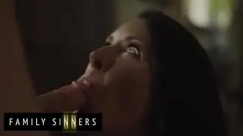 FAMILY SINNERS - Absolutely Stunning Milf Has Her Pussy Fucked Hard By Her Stepson While She Rides Him