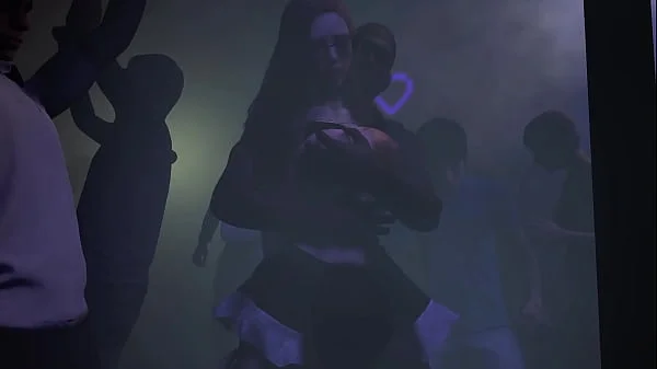 Fucked hot pussy at the club l Group sex 3D animation Hentai